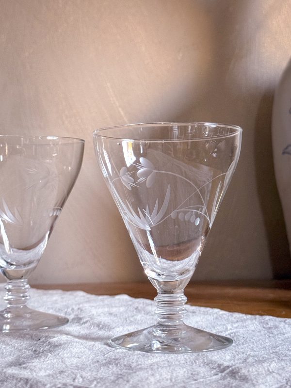 Hadeland Glassverk - Britt Vitvinsglas Etsad dekor - Bild 5