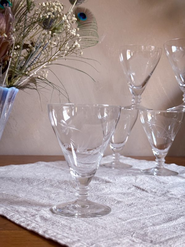 Hadeland Glassverk - Britt Vitvinsglas Etsad dekor - Bild 2