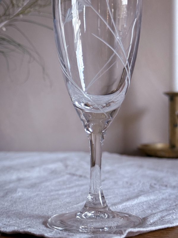 Luminarc - Champagne kristallglas med etsad dekor - Bild 2