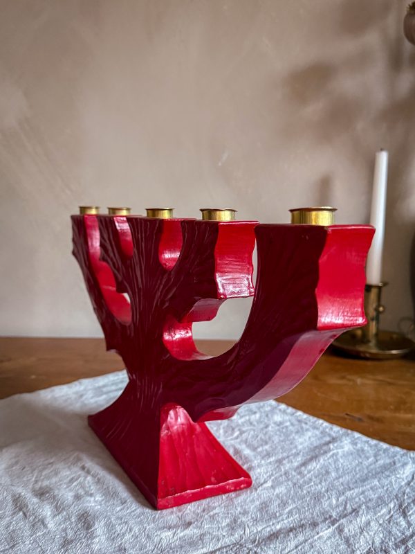 Adventljusstake Röd - Bild 4