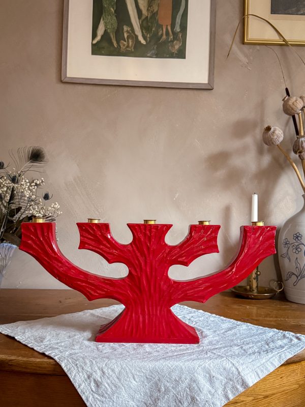 Adventljusstake Röd - Bild 3