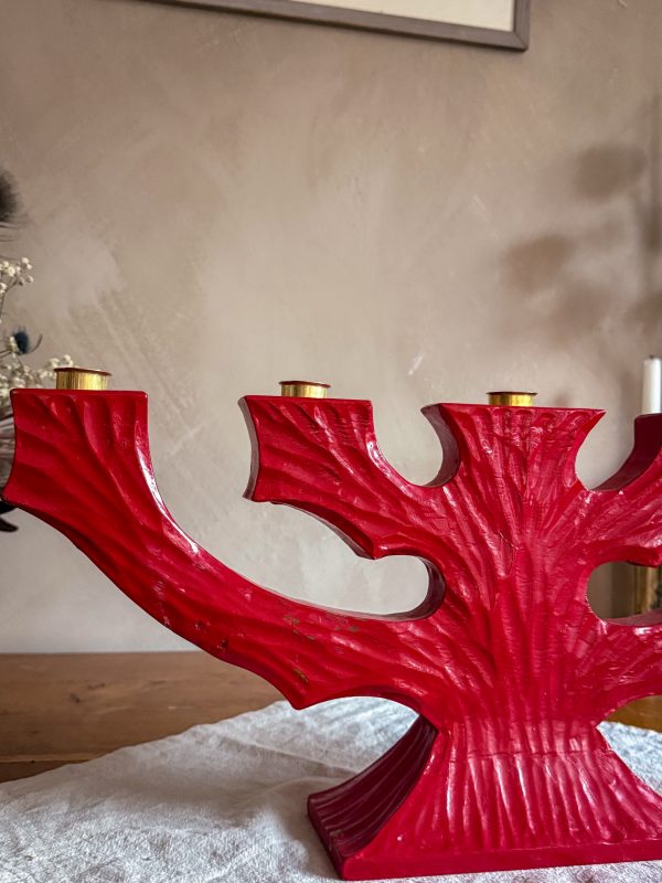 Adventljusstake Röd - Bild 5
