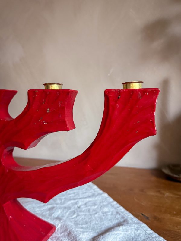 Adventljusstake Röd - Bild 7