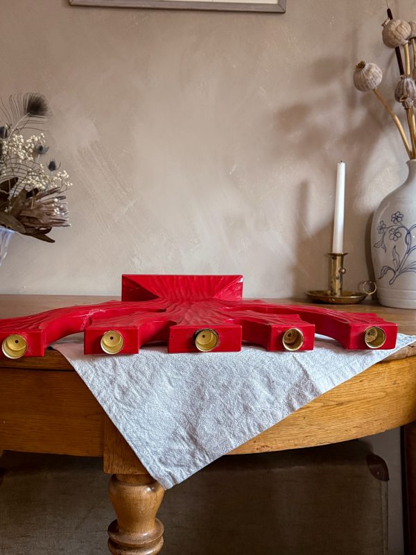 Adventljusstake Röd - Bild 8