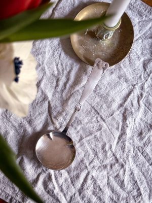 Uppläggningssked/spade i nysilver