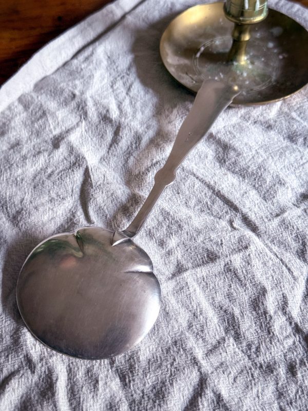 Uppläggningssked/spade i nysilver - Bild 3
