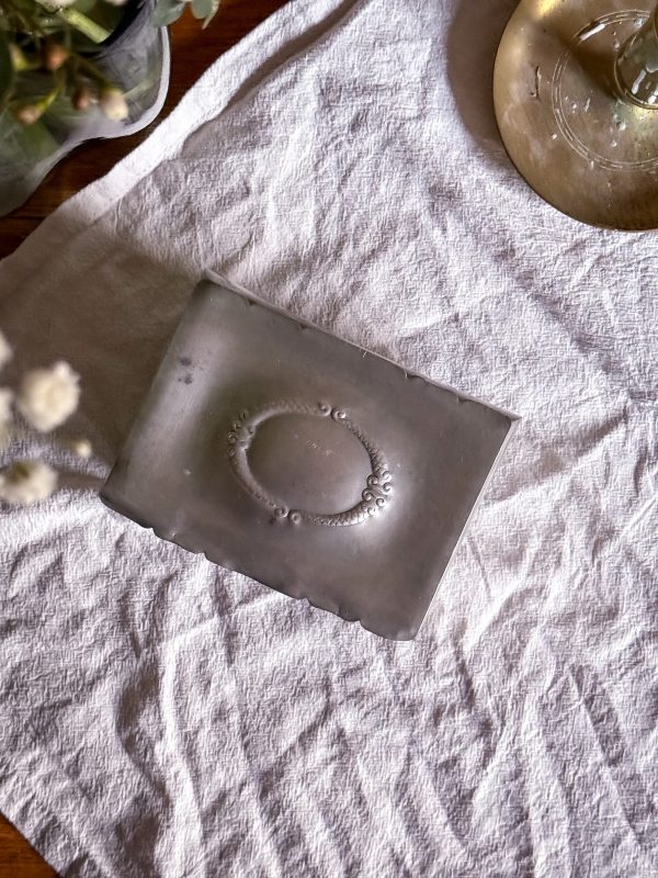 Pewter skrin i tenn, art deco - Bild 4