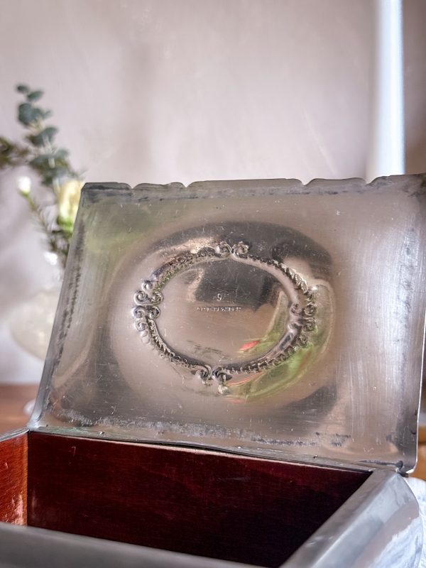 Pewter skrin i tenn, art deco - Bild 8