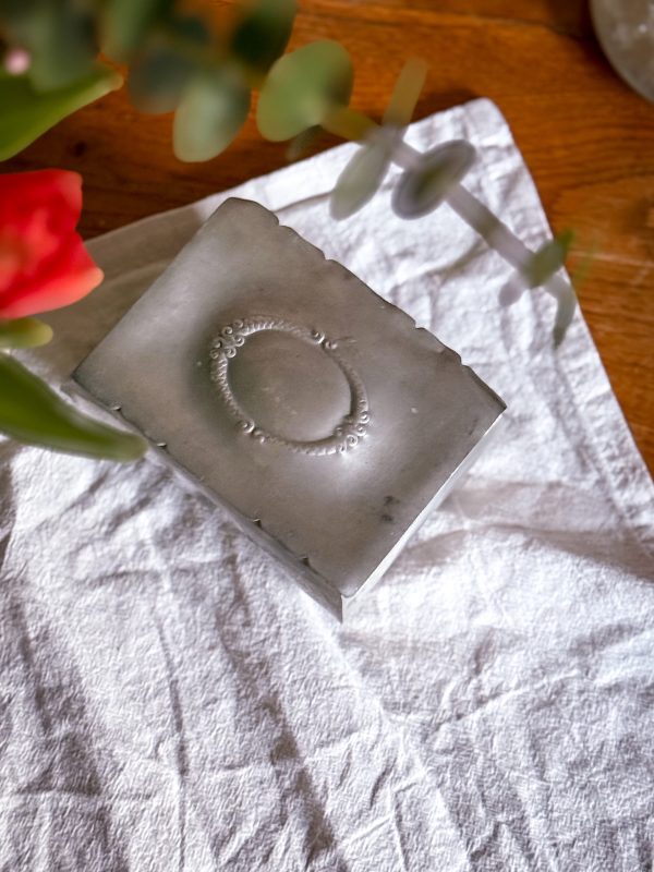 Pewter skrin i tenn, art deco - Bild 2