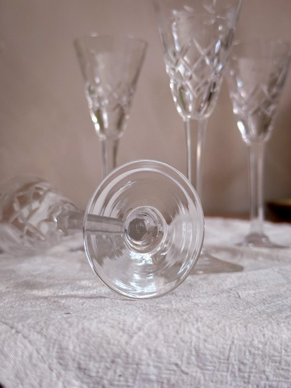 Snapsglas rutslipad dekor - Bild 5