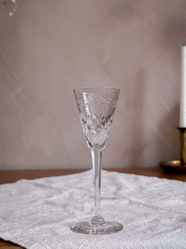 Snapsglas rutslipad dekor - Bild 2