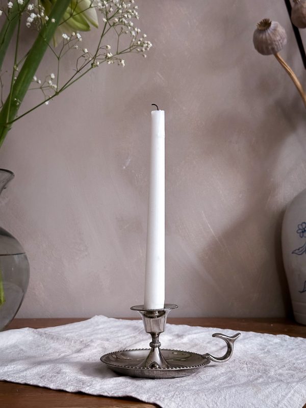 Nattljusstake i nysilver - Bild 3