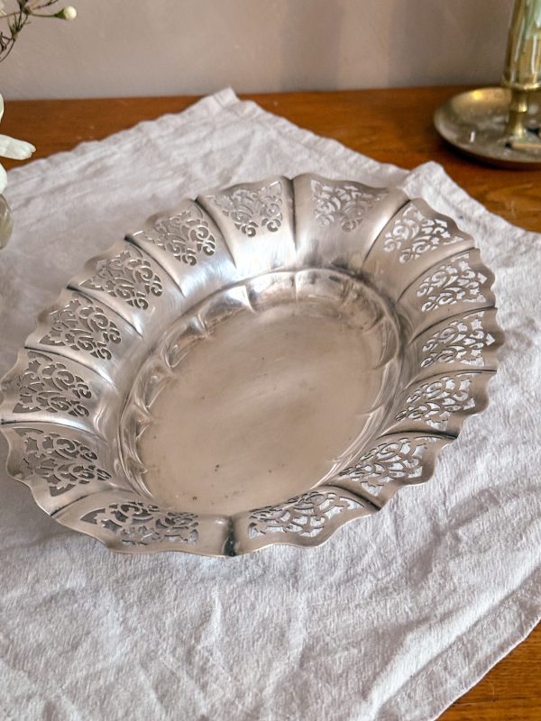 Brödkorg/fruktskål jugend nysilver - Bild 4