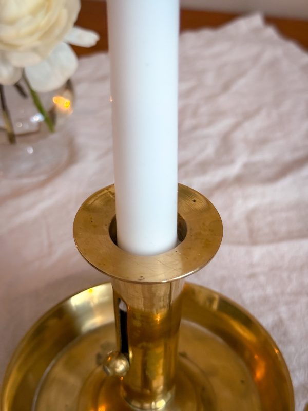 Nattljusstake i mässing - Bild 3