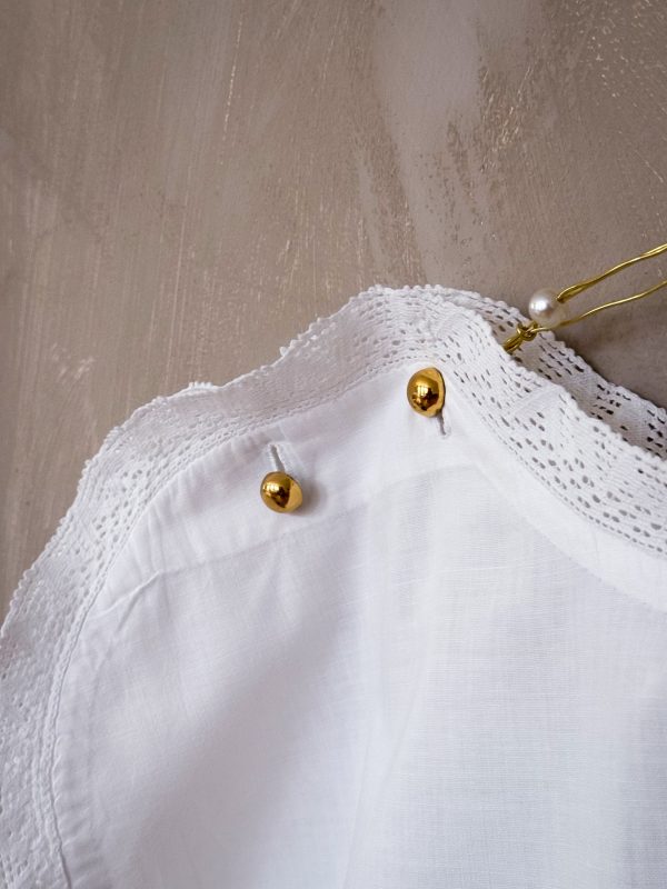 Vintage Barn Nattlinne med spetskrage - Bild 10