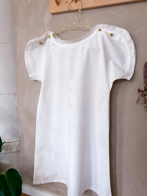 Vintage Barn Nattlinne med spetskrage - Bild 4