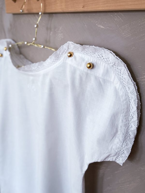 Vintage Barn Nattlinne med spetskrage - Bild 8