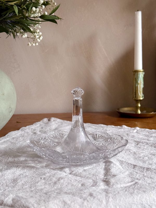 Ringhållare/Smyckesfat i glas