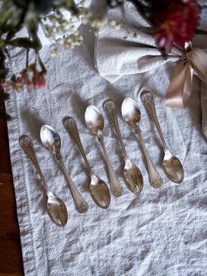 Franska Liljan kaffeskedar 7 st
