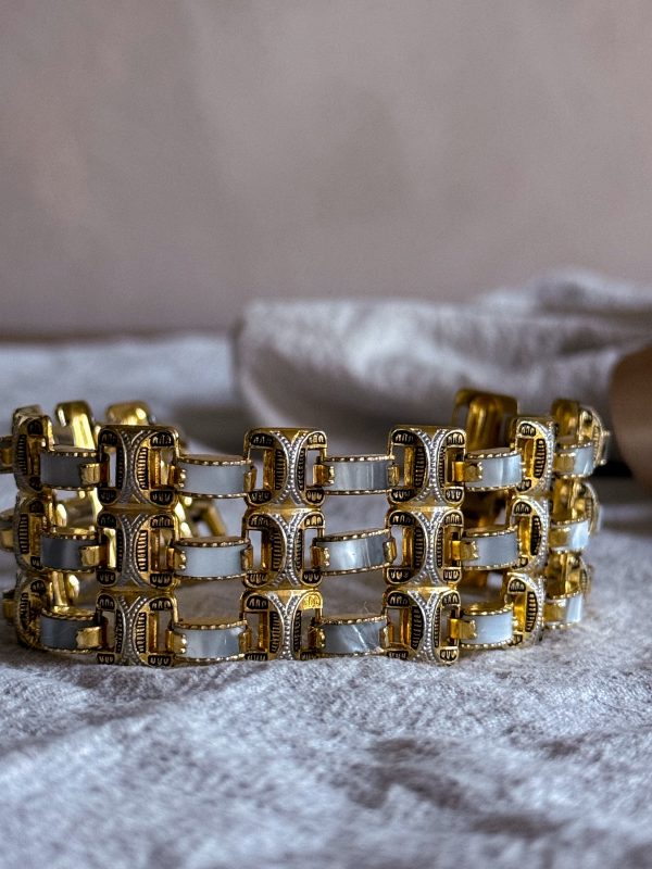 Toledo Guld/Damascene armband vintage - Bild 9