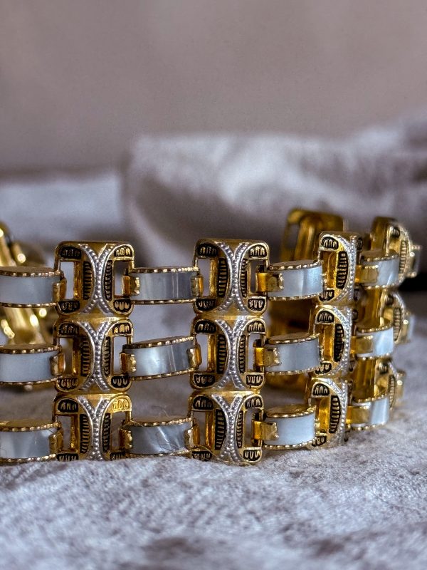 Toledo Guld/Damascene armband vintage - Bild 10