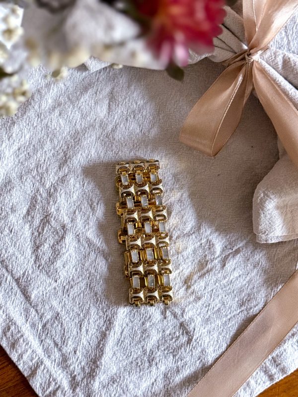 Toledo Guld/Damascene armband vintage - Bild 6