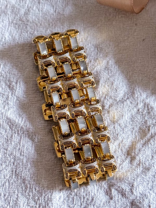 Toledo Guld/Damascene armband vintage - Bild 3