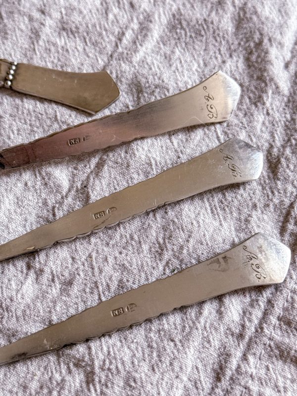 Tårtgafflar nysilver 4 st - Bild 4