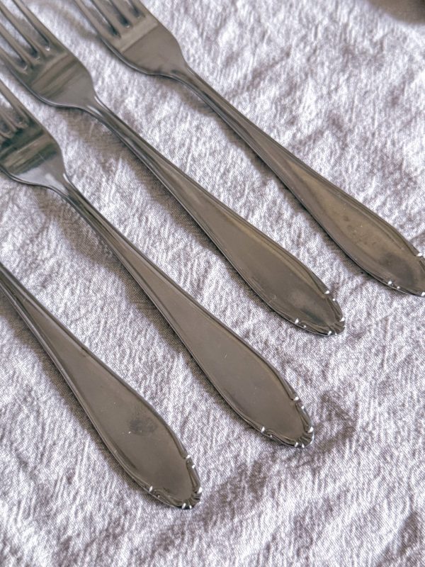 Uppläggningsgafflar rostfritt 4 st - Bild 2