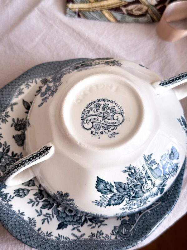Enoch Wedgwood - Asiatic Pheasants Buljongkopp - Bild 9