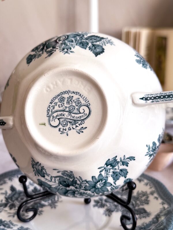 Enoch Wedgwood - Asiatic Pheasants Buljongkopp - Bild 13