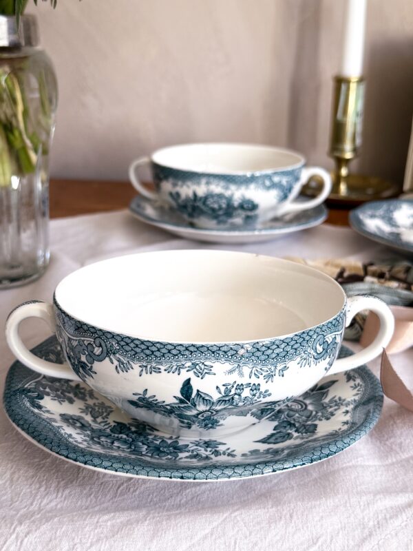 Enoch Wedgwood - Asiatic Pheasants Buljongkopp - Bild 15