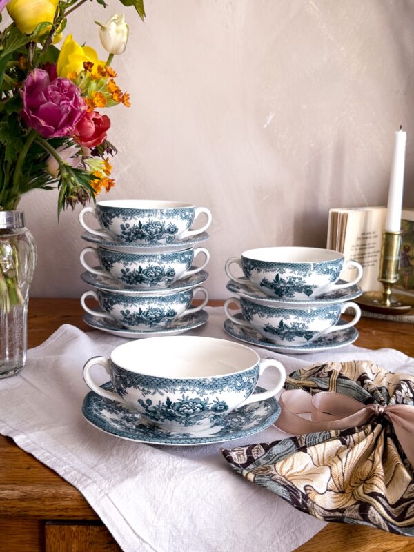 Enoch Wedgwood - Asiatic Pheasants Buljongkopp - Bild 2